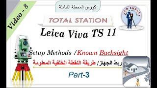 Leica Viva TS 11 course-V08/Setup Methods-Part 3-Known Backsight