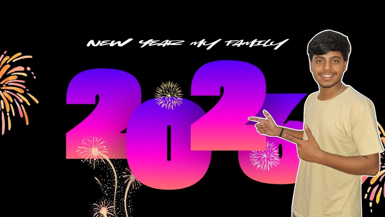 Happy New Year My youtube Family ☺️ - YouTube