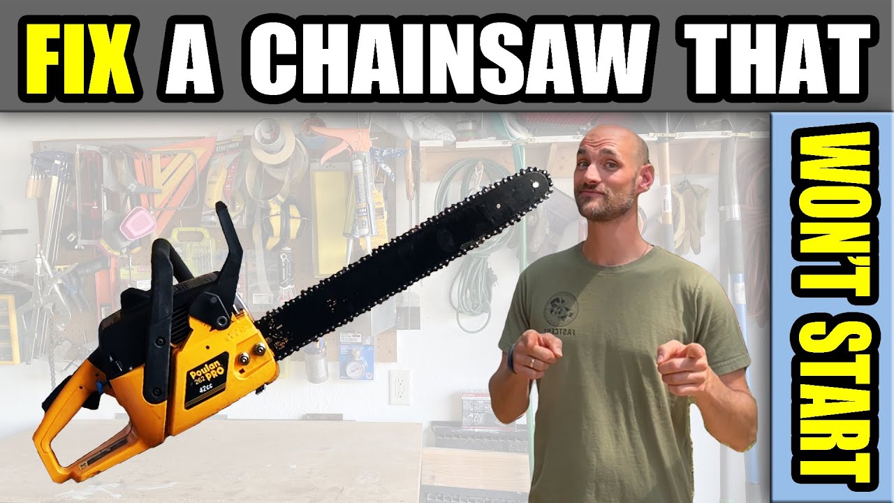 Chainsaw Won't Start - Chainsaw Repair - YouTube