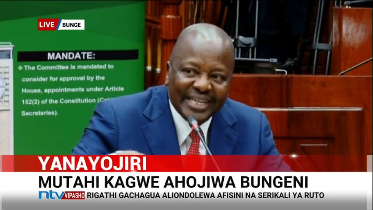 Mutahi Kagwe: I would advocate sustainable, locally-led projects over costly donor loans