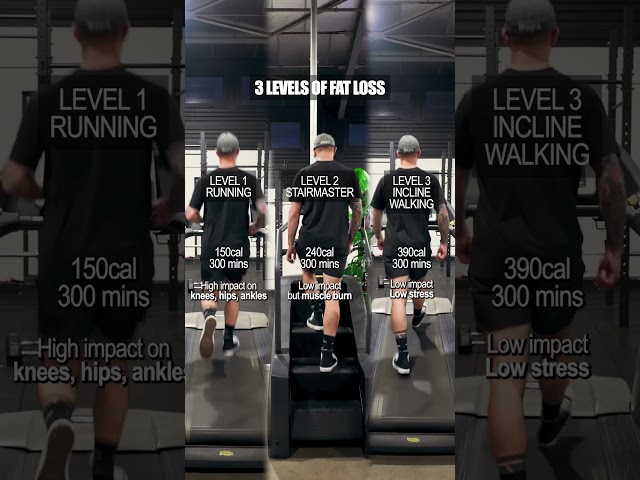 Running vs stairmaster vs incline walking: The eternal fat loss cardio debate