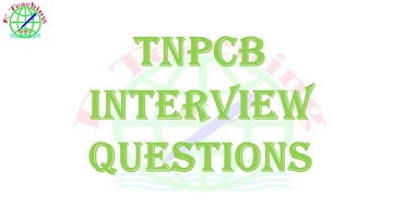 TNPCB Environmental Scientist Assistant Engineer & Junior assistant Interview Questions Answers 2020