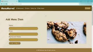 Full stack project - Food Ordering System