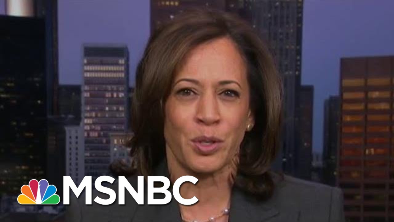 'This Is Not Right': Sen. Harris On 'Abuse Of Power' | Morning Joe ...