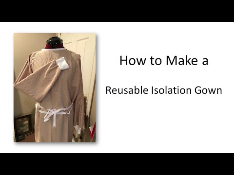 Wie man eine wiederverwendbare Isolation Gown