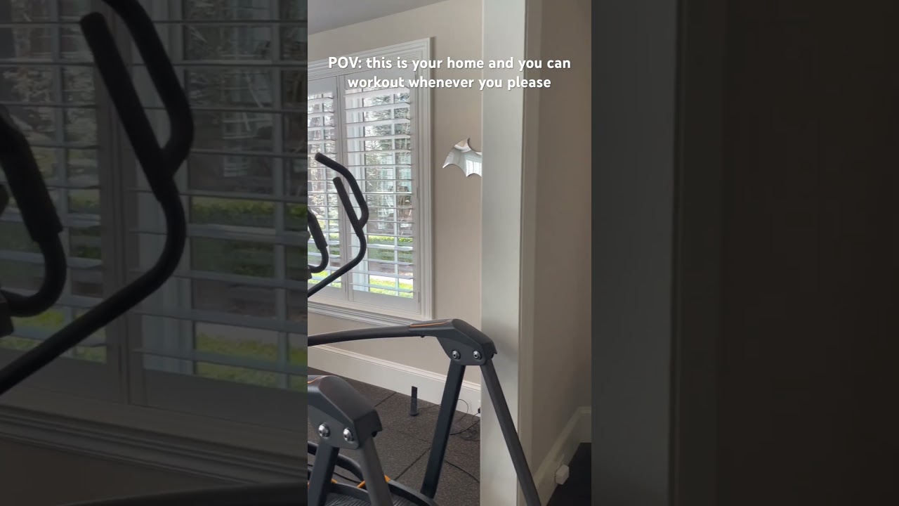Your own personal gym with a view 