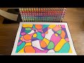 Quick Easy Abstract Art Meditation For Beginners Calm Your Nervous System #arttherapy #artmeditation
