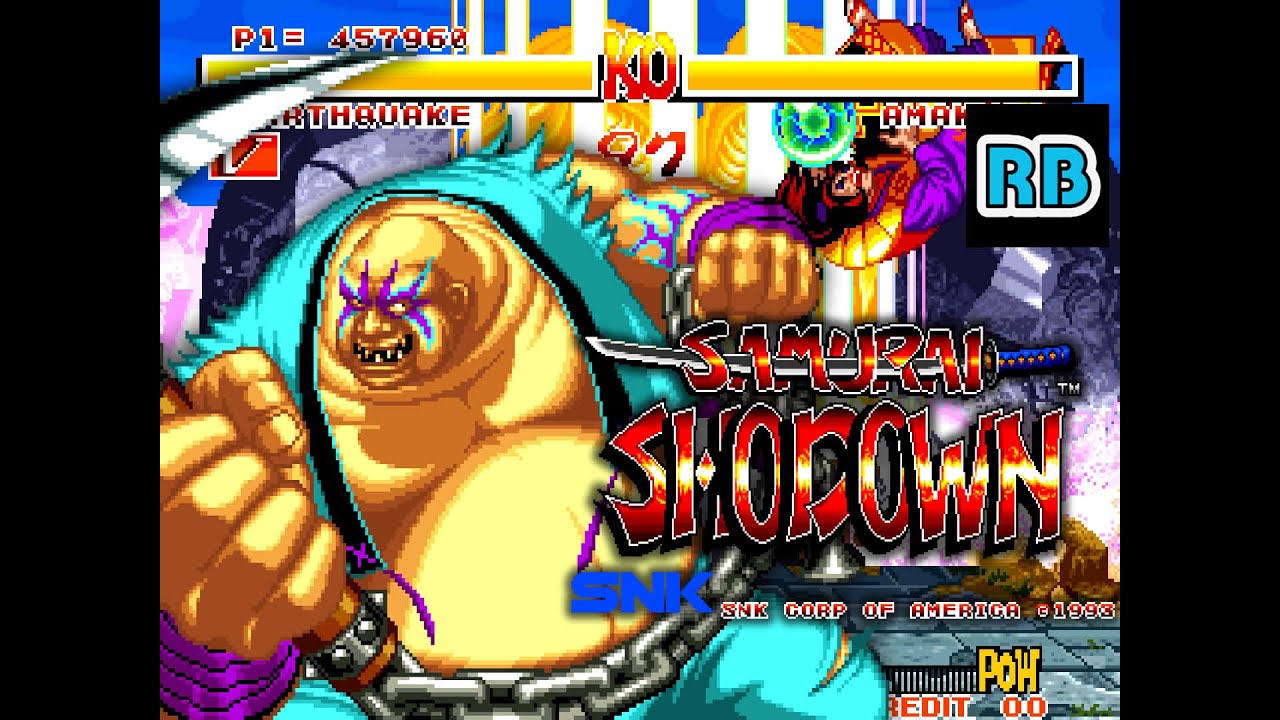 1993 [60fps] Samurai Shodown Earthquake ALL - YouTube