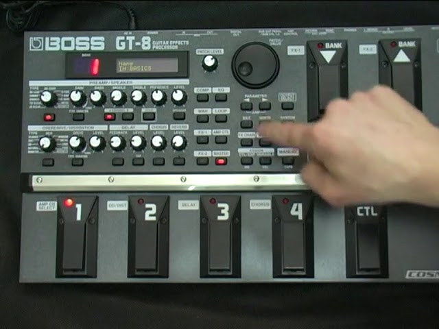Opmærksom Se igennem Plys dukke HOW TO RESET BOSS GT 8 ELECTRIC GUITAR PROCESSOR - YouTube
