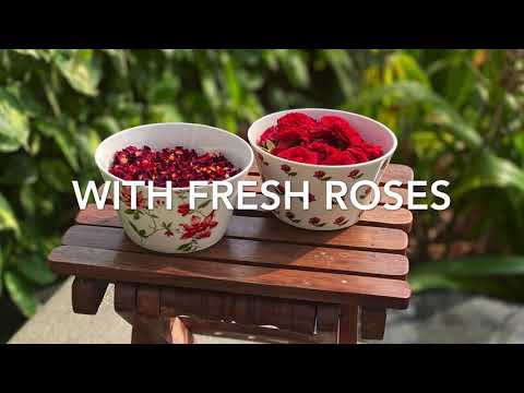 Rose body scrub - video from Hiorgganiks