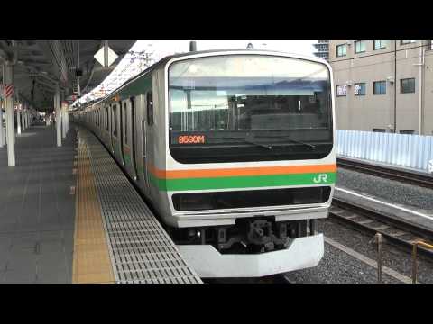 Ｅ２３１系１０００番台宇都宮線普通赤羽行き浦和駅入線～発車その５