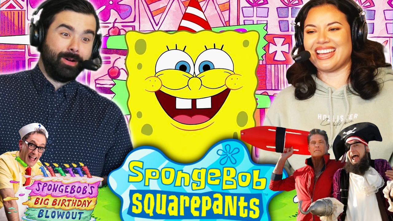 We Watched SPONGEBOB SEASON 12 EPISODE 15 & 16 For the FIRST TIME!! SPONGEBOB'S BIG BIRTHDAY BLOWOUT