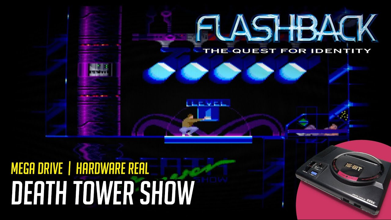 FLASHBACK The Quest for Identity - Cyber Tower (MEGA DRIVE | Real Hardware | HDMI)
