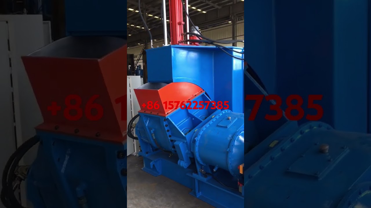 75L rubber kneader testing for our Russia customer