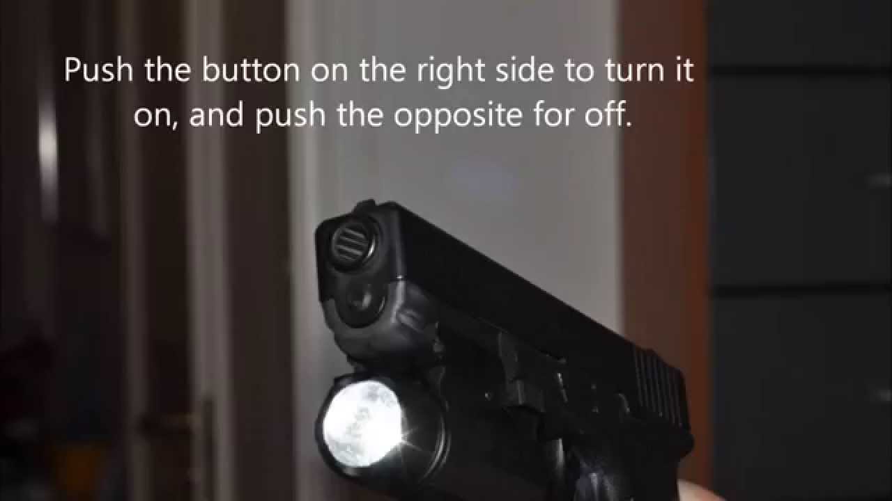 CREE LED flashlight 210 lumen on Glock