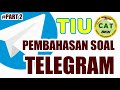 BAHAS SOAL TIU CPNS DI TELEGRAM PING LIE