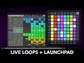 Logic Pro X - LAUNCHPAD as a Control Surface for LIVE LOOPS!