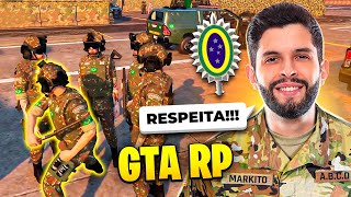 VIREI SARGENTO E BOTEI MORAL NO EXÉRCITO!! GTA RP