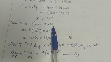 Polar form of C-R equations thm
