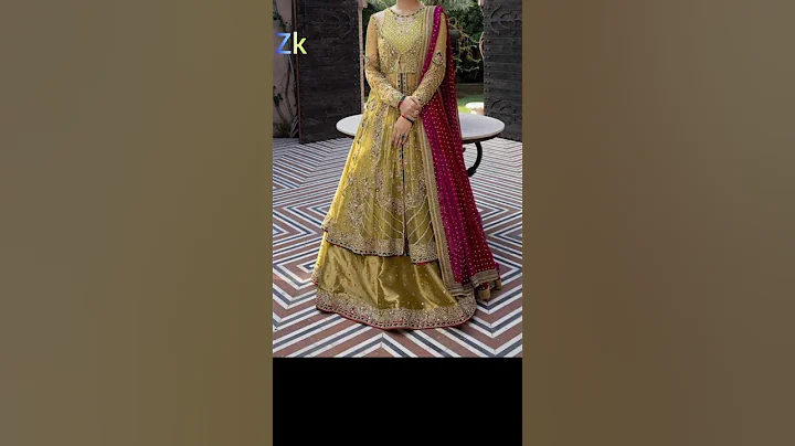 Mehndi dress design for girls 2025#dress#shorts#latest #fashion#2025##trendingvideo #fashionstyle