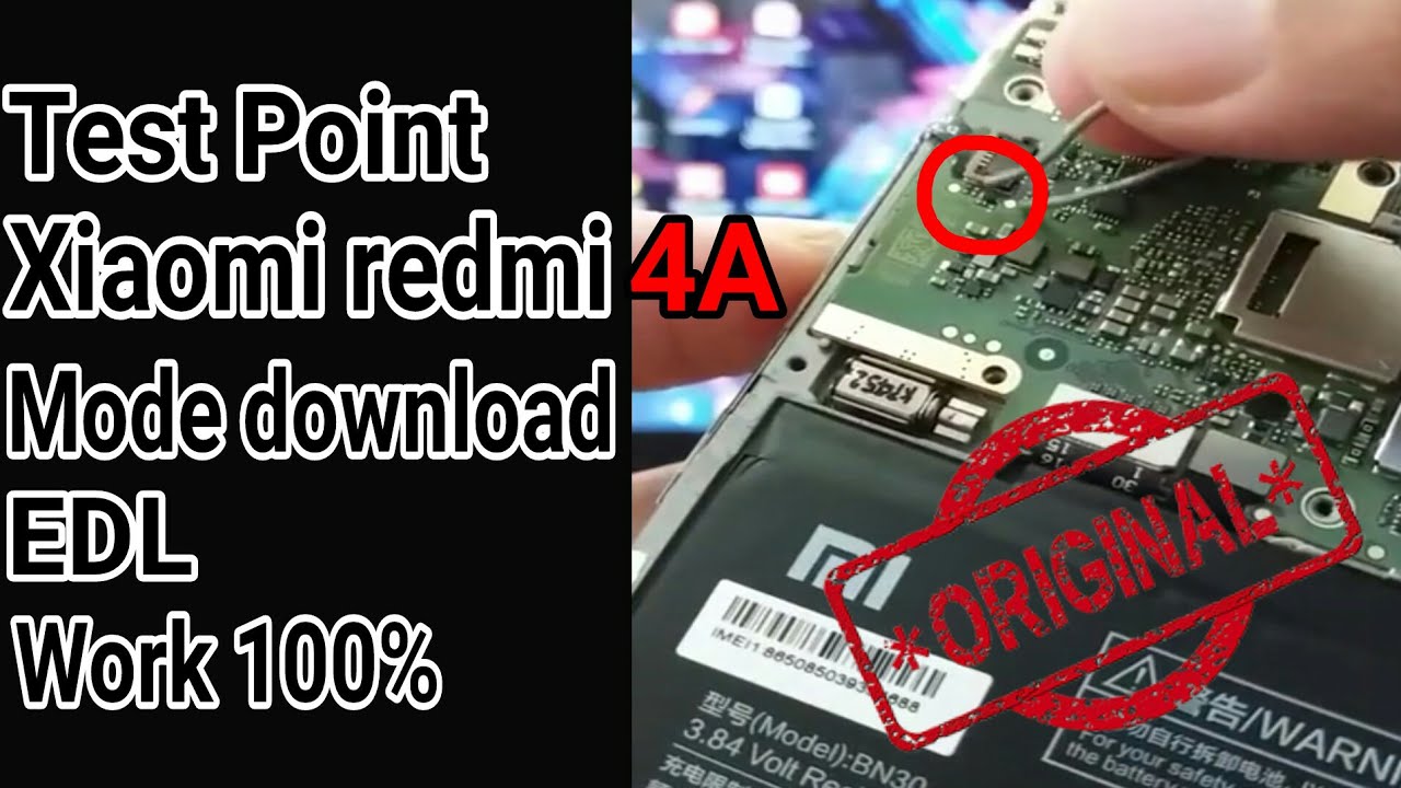 Redmi 4 Pro Test Point