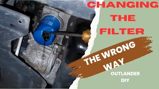 How to DIY ZH Outlander Engine Oil Change| 2.4L 2006-2012 | Mistubishi