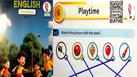 Playtime 2nd standard English Mottu Workbook Term1 Unit6 Answers 2025-26 @illanthendral7