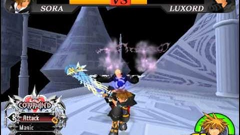 Kingdom Hearts II Final Mix+: Critical Mode: Lv99: Data Battle: Luxord