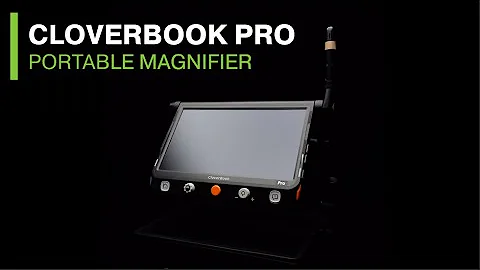 CloverBook Pro: Portable, Foldable Video Magnifier. Quick overview.