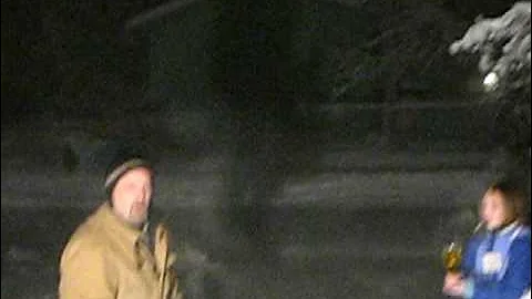 boiling water at 40 below dad gets burnt fairbanks alaska