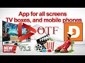 Get this app for all screens TV boxes and mobile phones✅