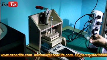 LCD Separator Process By Using 5 in 1 Machine