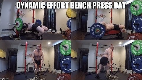 7-19-2019 Orc Mode Training -  Dynamic Effort Chain Bench Press & Accessories