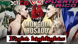 Jaime Munguia vs Gabe Rosado highlights