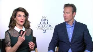 My Big Fat Greek Wedding 2: Nia Vardalos & John Corbett  Movie Interview | ScreenSlam