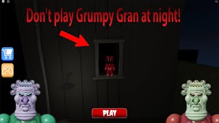 Don't play Grumpy Gran at night! Scary Obby - GRUMPY GRAN! vs Smiling Critters Roblox Full Gameplay
