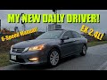 Meet my 2014 Honda Accord EX 6-Speed Manual! || My New Daily Driver!