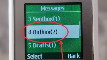 How To Check Outbox Message in Samsung Guru GT E1200Y