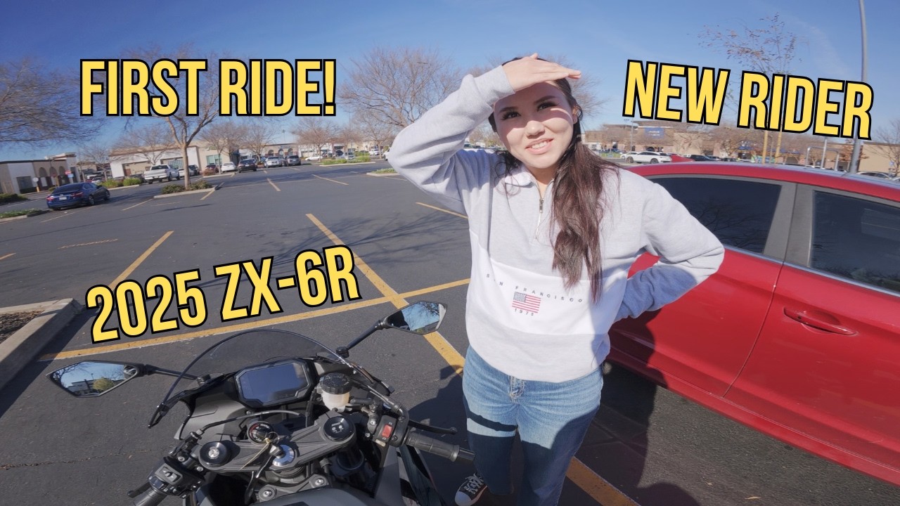 Bought My First Motorcycle! 2025 ZX-6R | First Ride | Beginner POV