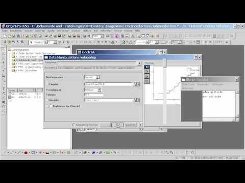 OriginLab® Origin: Datenreduktion