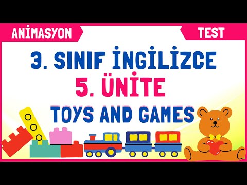 3. Sınıf İngilizce 5. Ünite Kelimeleri Konu Anlatımı | Toys and Games