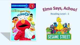 Elmo Says, Achoo Elmos Sneeze Surprise A Hygiene Adventure With Sesame Street
