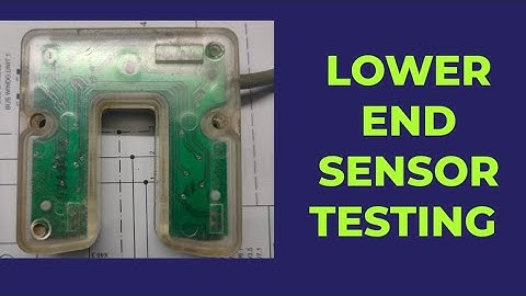 Autoconer AC 5/ 338 Lower end sensor testting