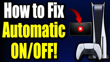 How to Fix PS5 Automatically Turning On or Off with TV (For Beginners!)
