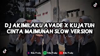 DJ AKIMILAKU AVADE X KUJATUH CINTA MAIMUNAH SLOW VERSION VIRAL TIKTOK 2023