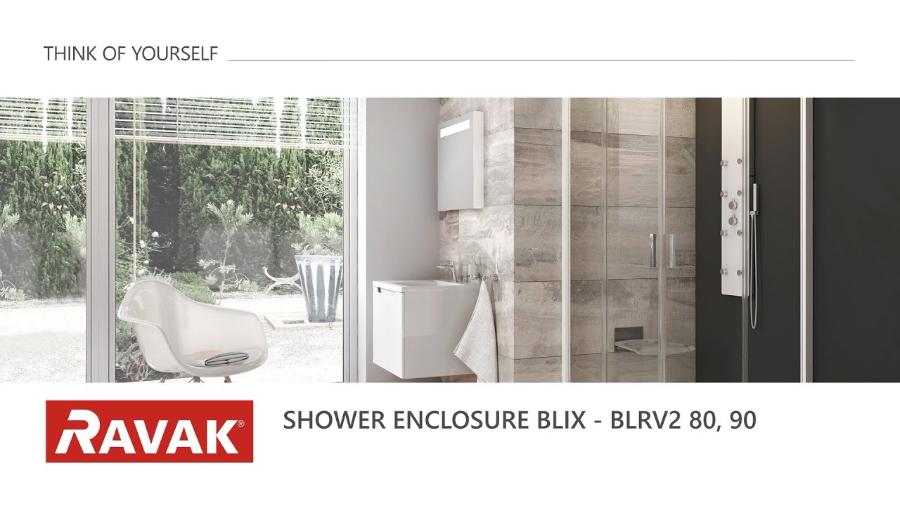 RAVAK installation instructions - Blix BLRV2 80, 90shower enclosure