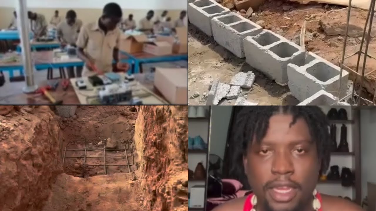 WORK IN PROGRESS FOUNDATION SOLID BLOCK SETING HAVE STARTED 4TH ARMS OF GOVERNMENT FOR A REASON 