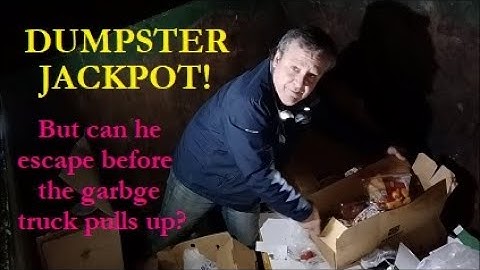 We Scored Amazing Free Grocery Jackpot Haul Just Before the Garbage Truck Arrived ~ DUMPSTER DIVING!