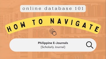 Philippine E-Journals