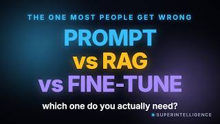 3 Ways to Customize AI: Prompting vs RAG vs Fine-Tuning